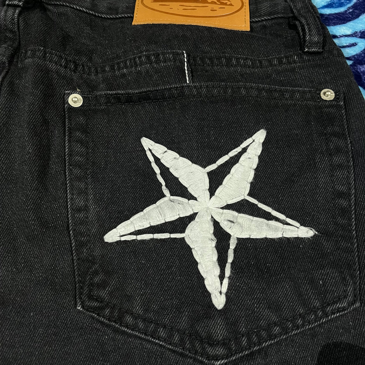 Bermuda Corteiz C-Star Jean Negra