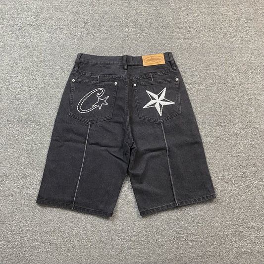corteiz-c-star-denim-shorts-black-Drip Store Argentina