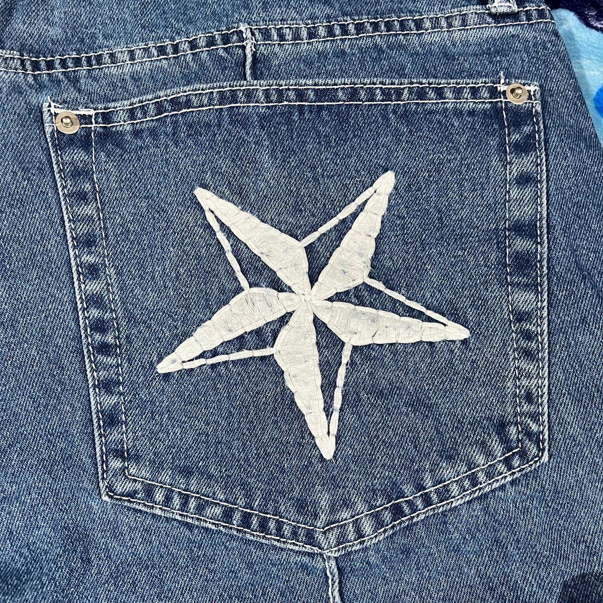 Bermuda Corteiz C-Star Jean Azul