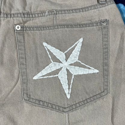 Bermuda Corteiz C-Star Jean Gris