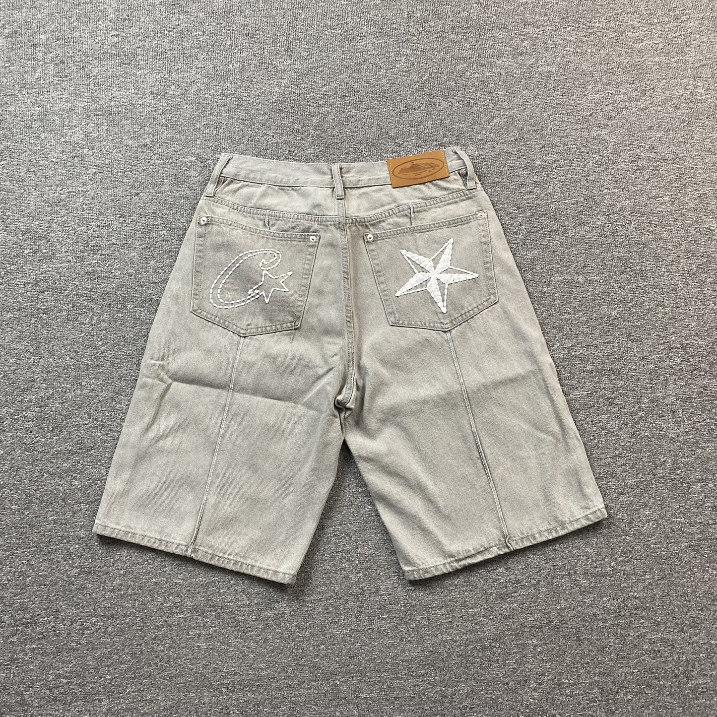 corteiz-c-star-denim-shorts-grey-Drip Store Argentina
