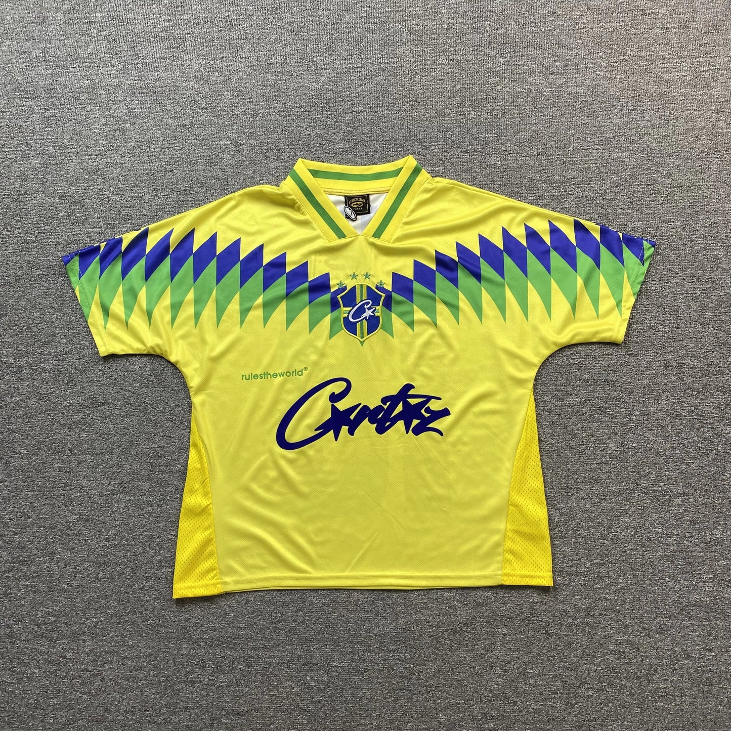 corteiz-club-america-brasil-jersey-yellow-Drip Store Argentina
