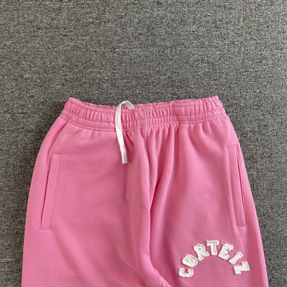 Pantalon Corteiz Colly Arch Open Hem Rosa