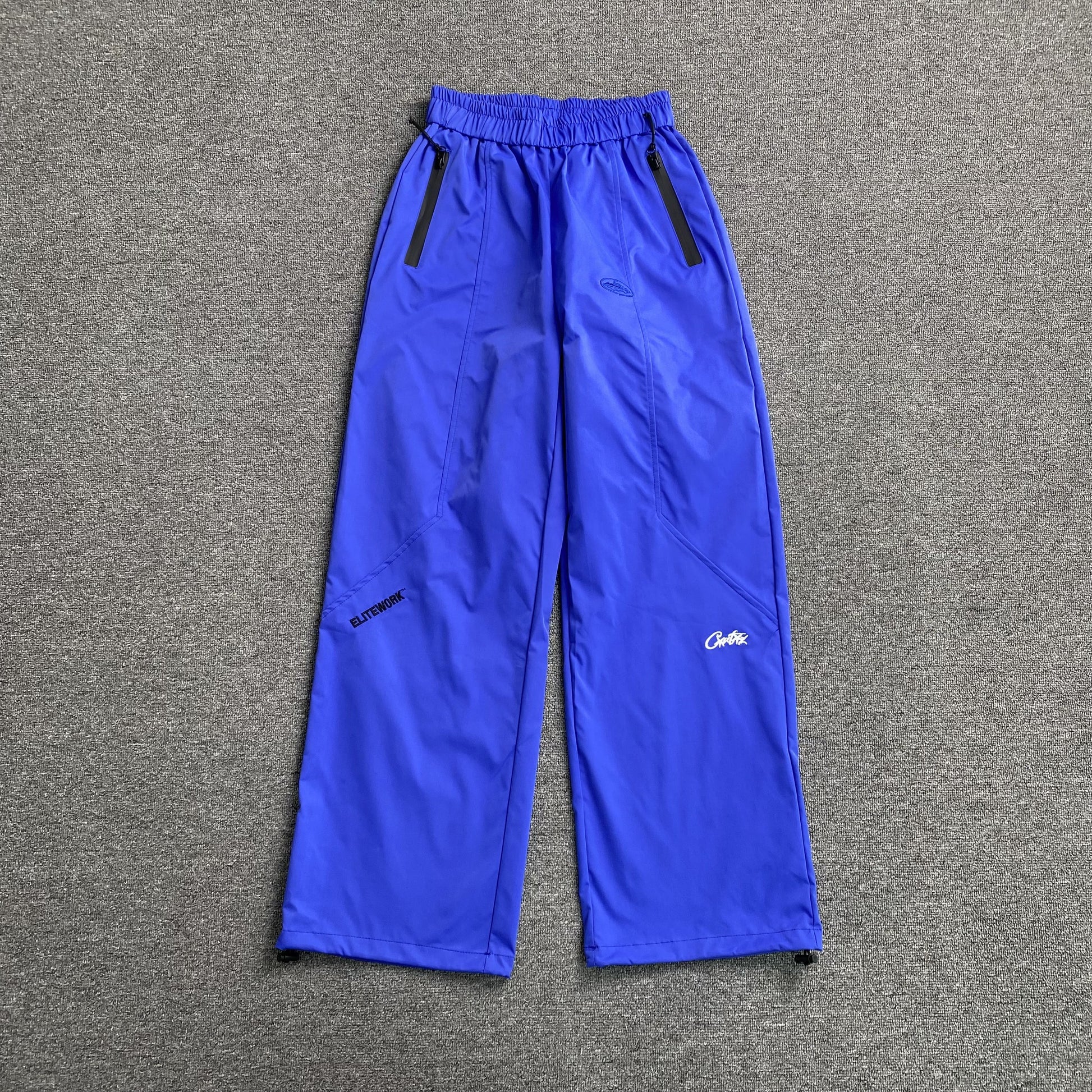 corteiz-elitework-shell-pant-blue-Drip Store Argentina