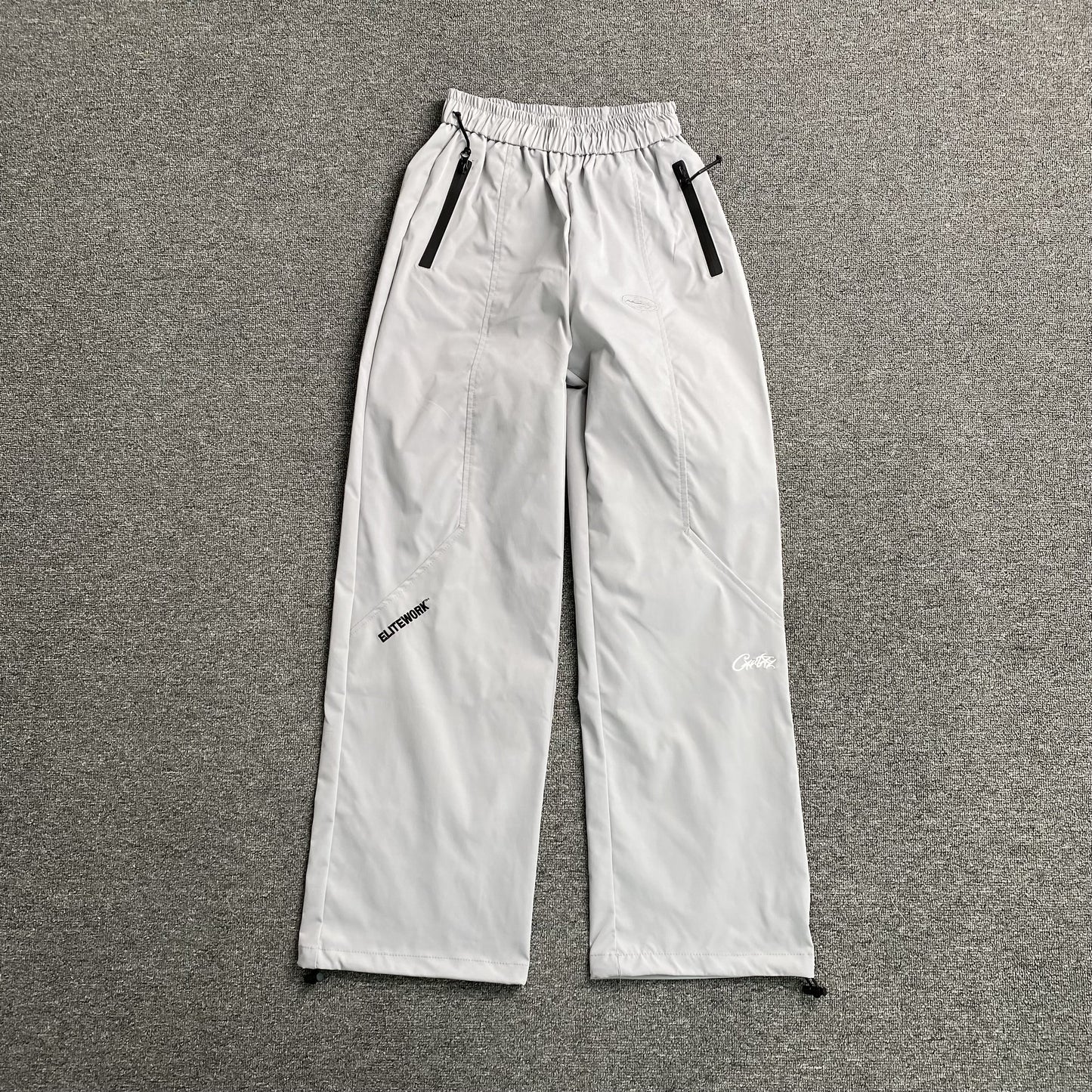 corteiz-elitework-shell-pant-grey-Drip Store Argentina