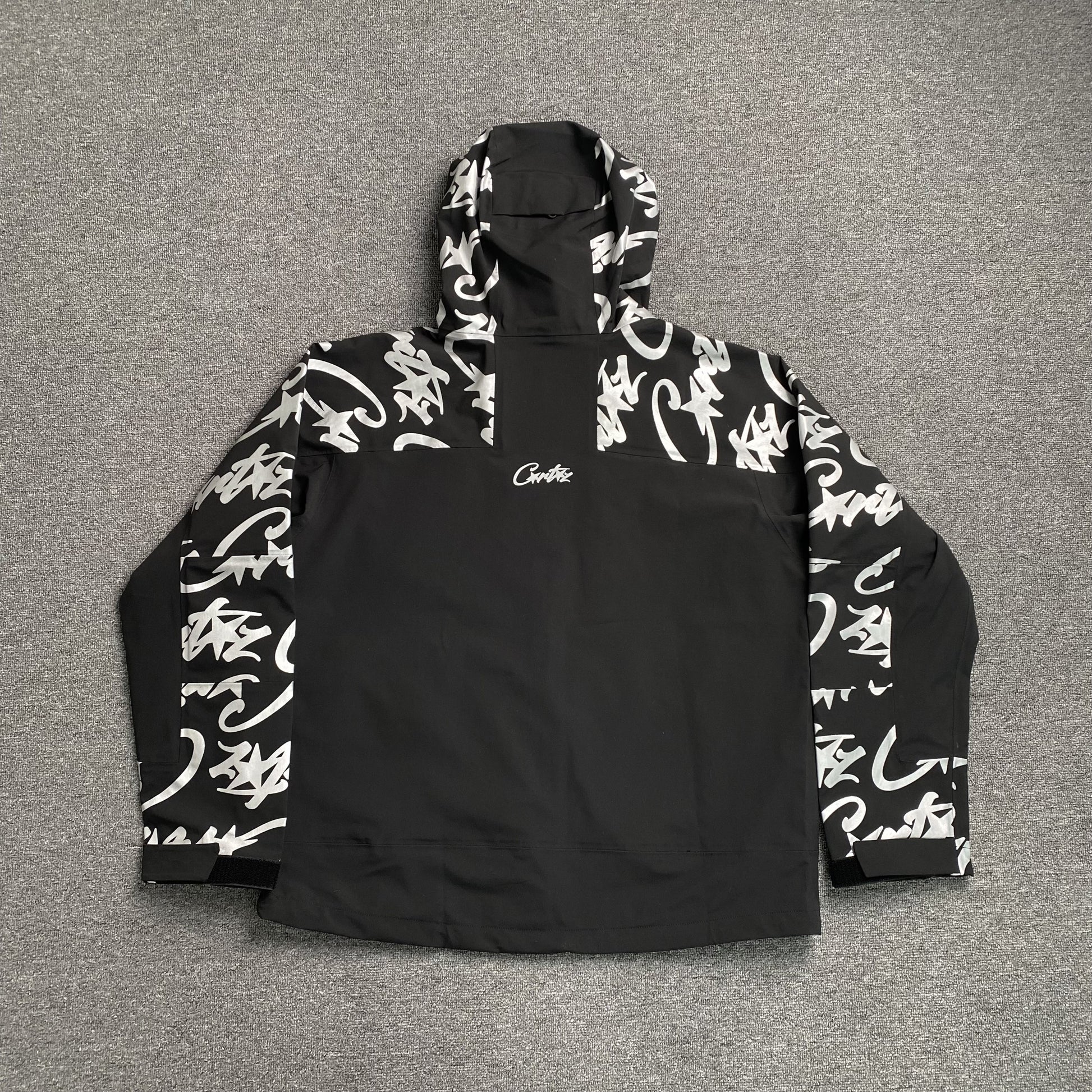 corteiz-elitework-waterproof-shell-jacket-black-2-Drip Store Argentina