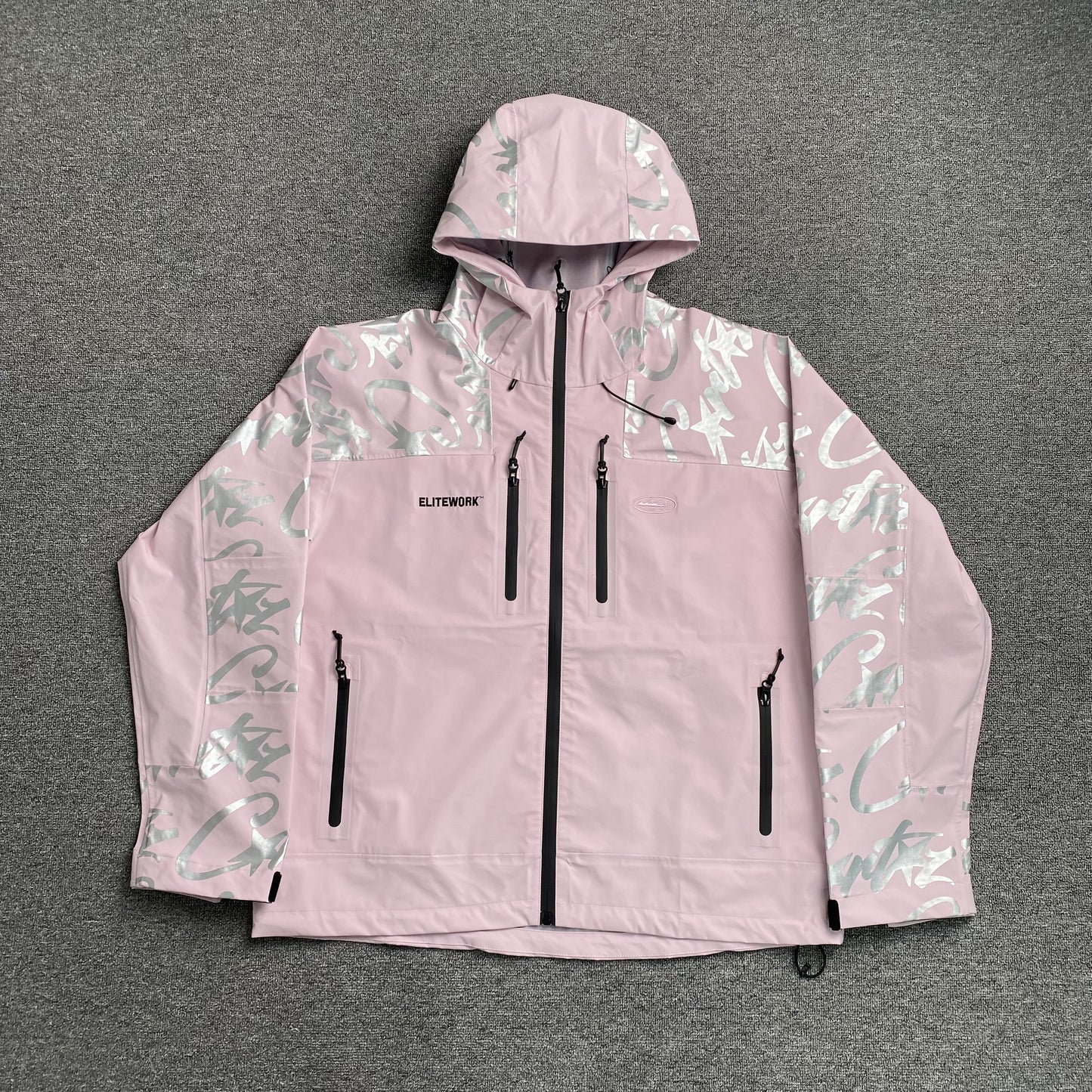corteiz-elitework-waterproof-shell-jacket-pink-Drip Store Argentina
