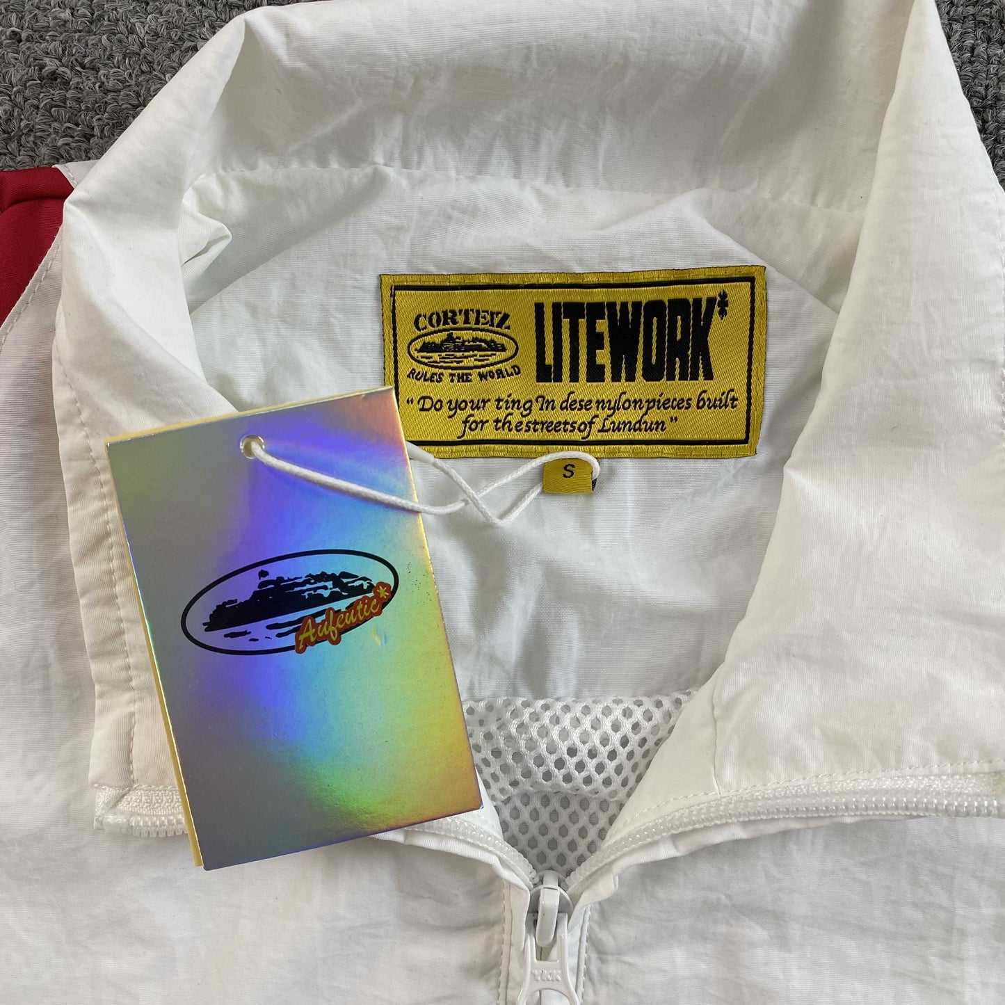 Campera Corteiz Gradient Litework Blanca