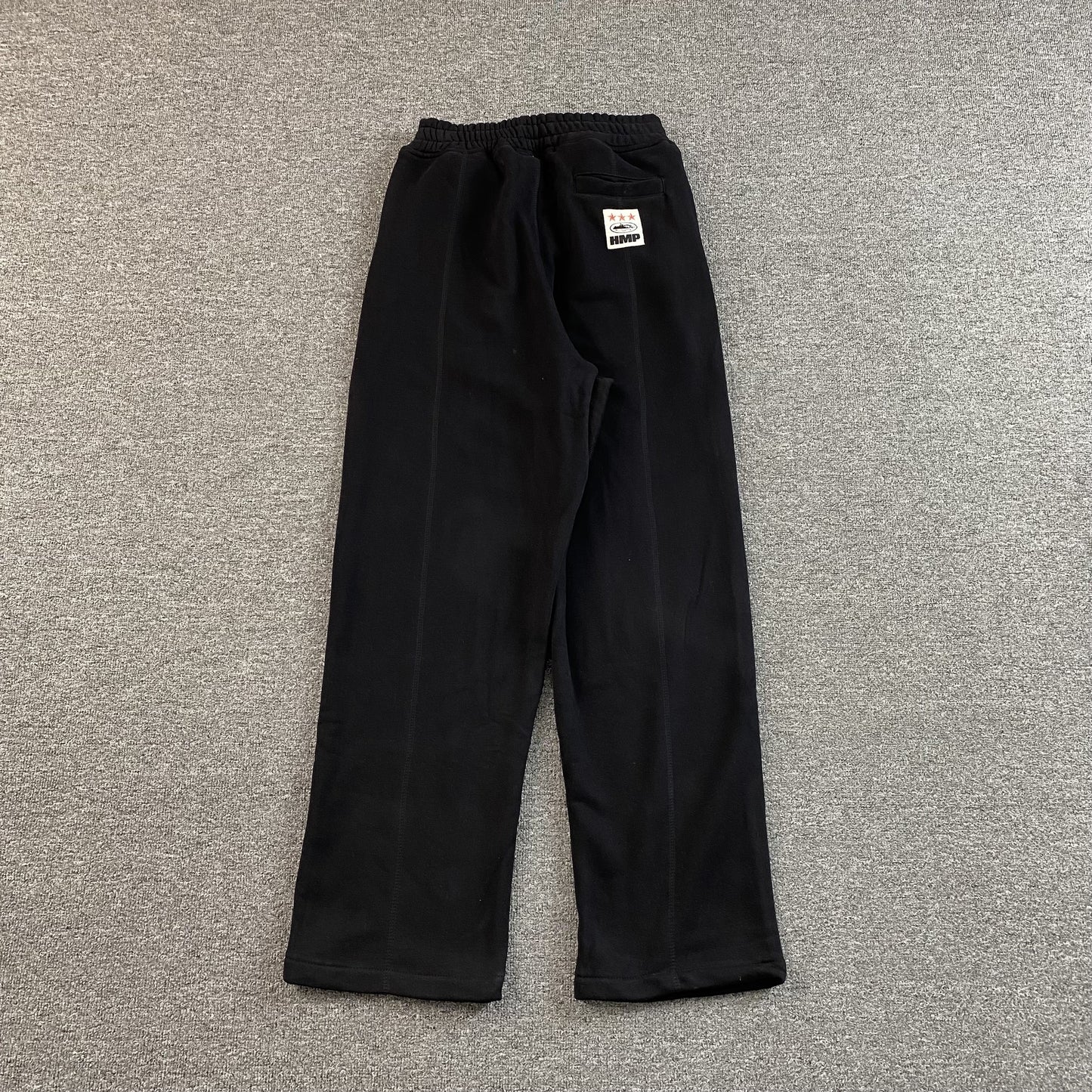 Pantalon Corteiz HMP Open Hem Negro