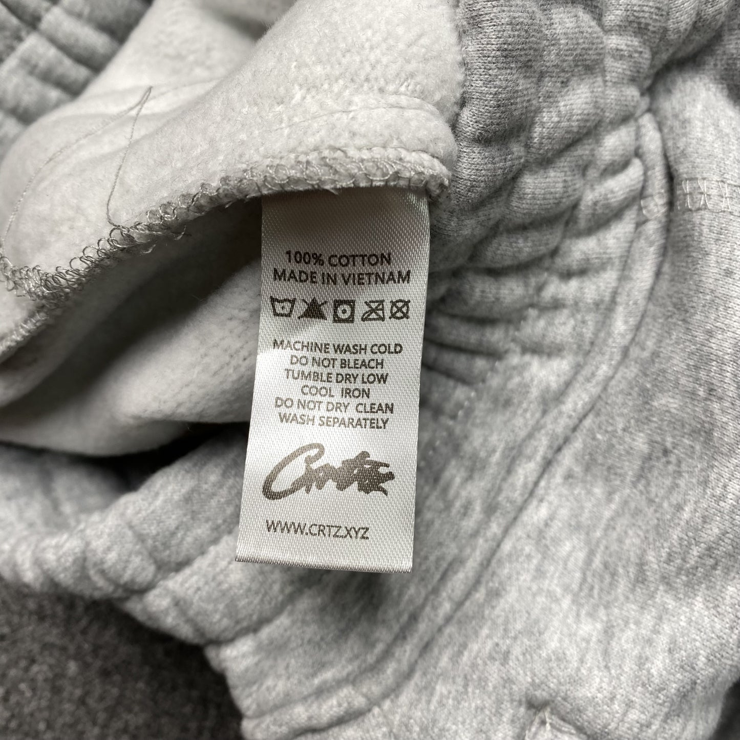 Pantalon Corteiz HMP Open Hem Gris