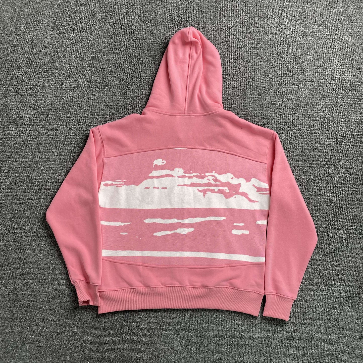Campera Corteiz Hybrid Jacquard Knit Alcatraz Rosa