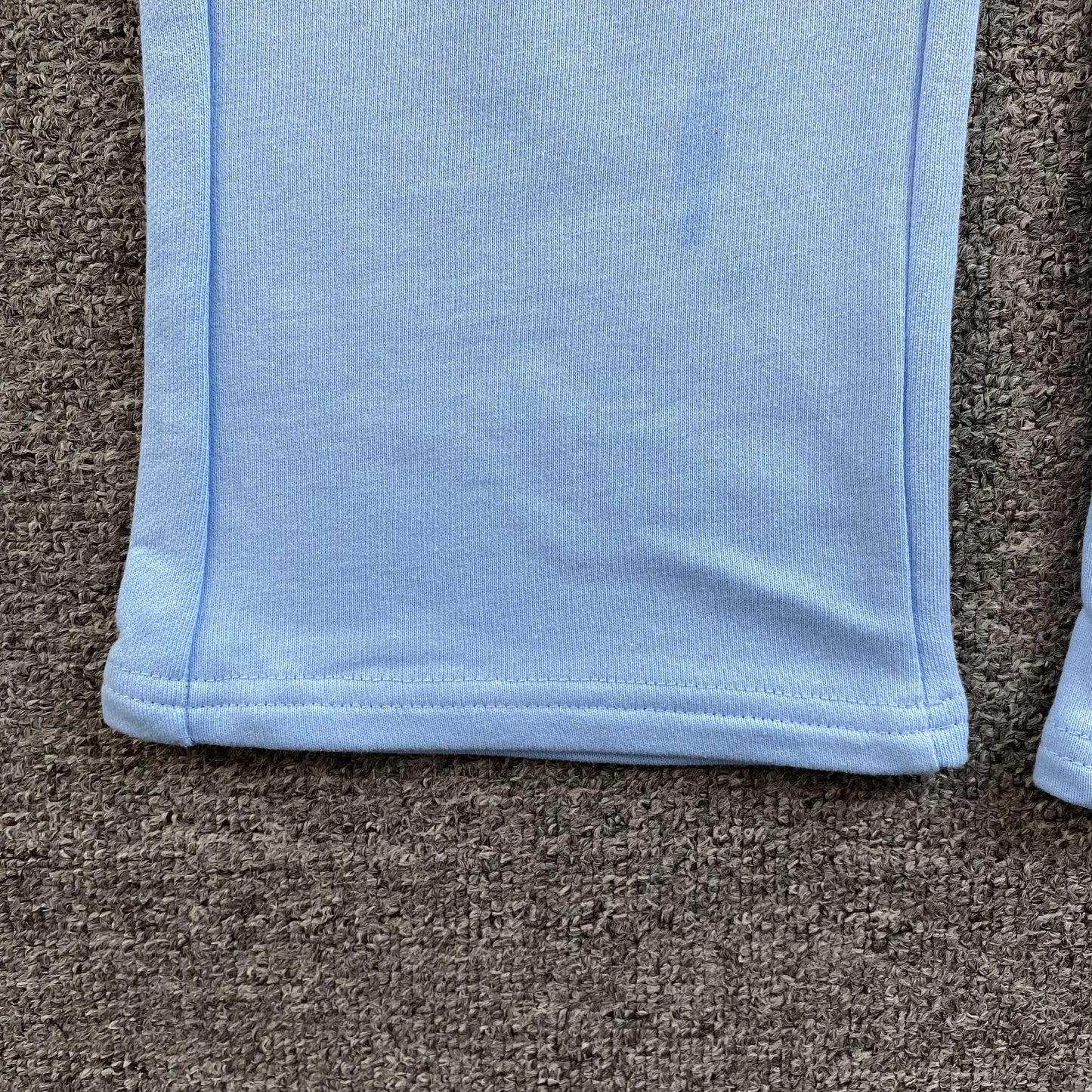 Pantalon Corteiz Island Puff Print Open Hem Celeste