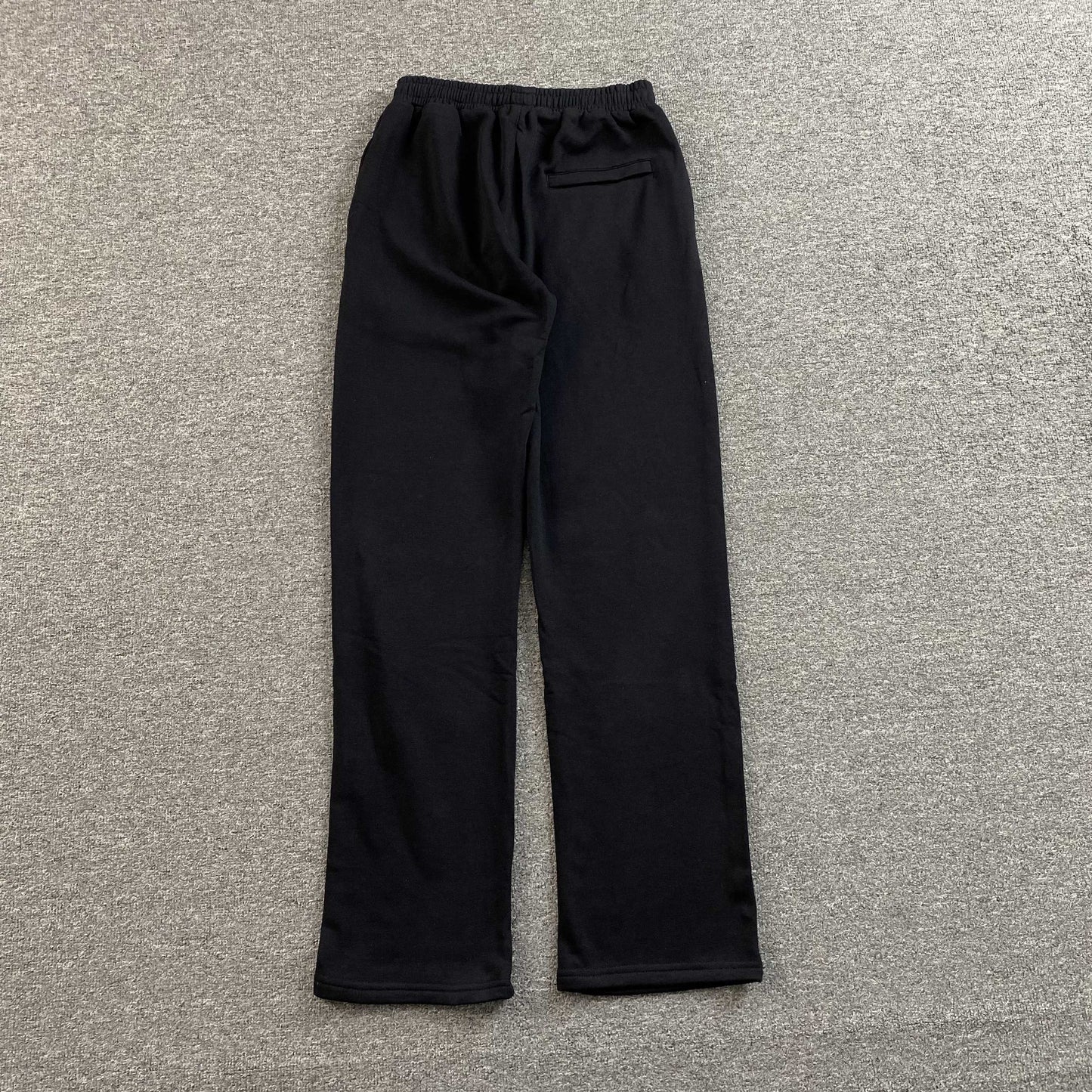 Pantalon Corteiz Island Puff Print Open Hem Negro