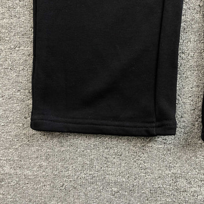 Pantalon Corteiz Island Puff Print Open Hem Negro