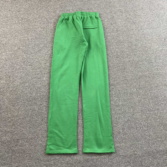 Pantalon Corteiz Island Puff Print Open Hem Verde