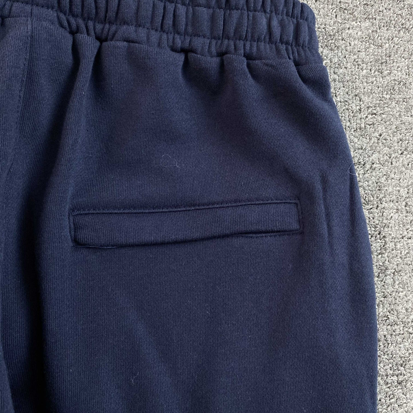 Pantalon Corteiz Island Puff Print Open Hem Navy