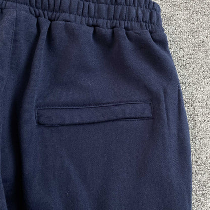 Pantalon Corteiz Island Puff Print Open Hem Navy