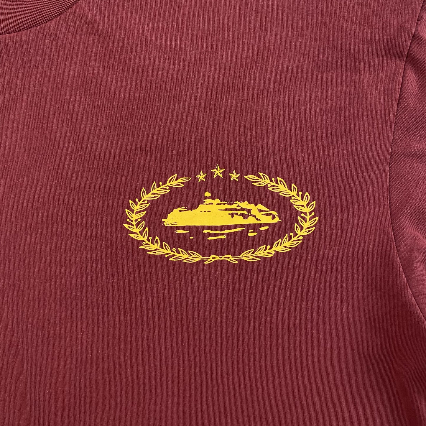 Remera Corteiz Royale Bordo