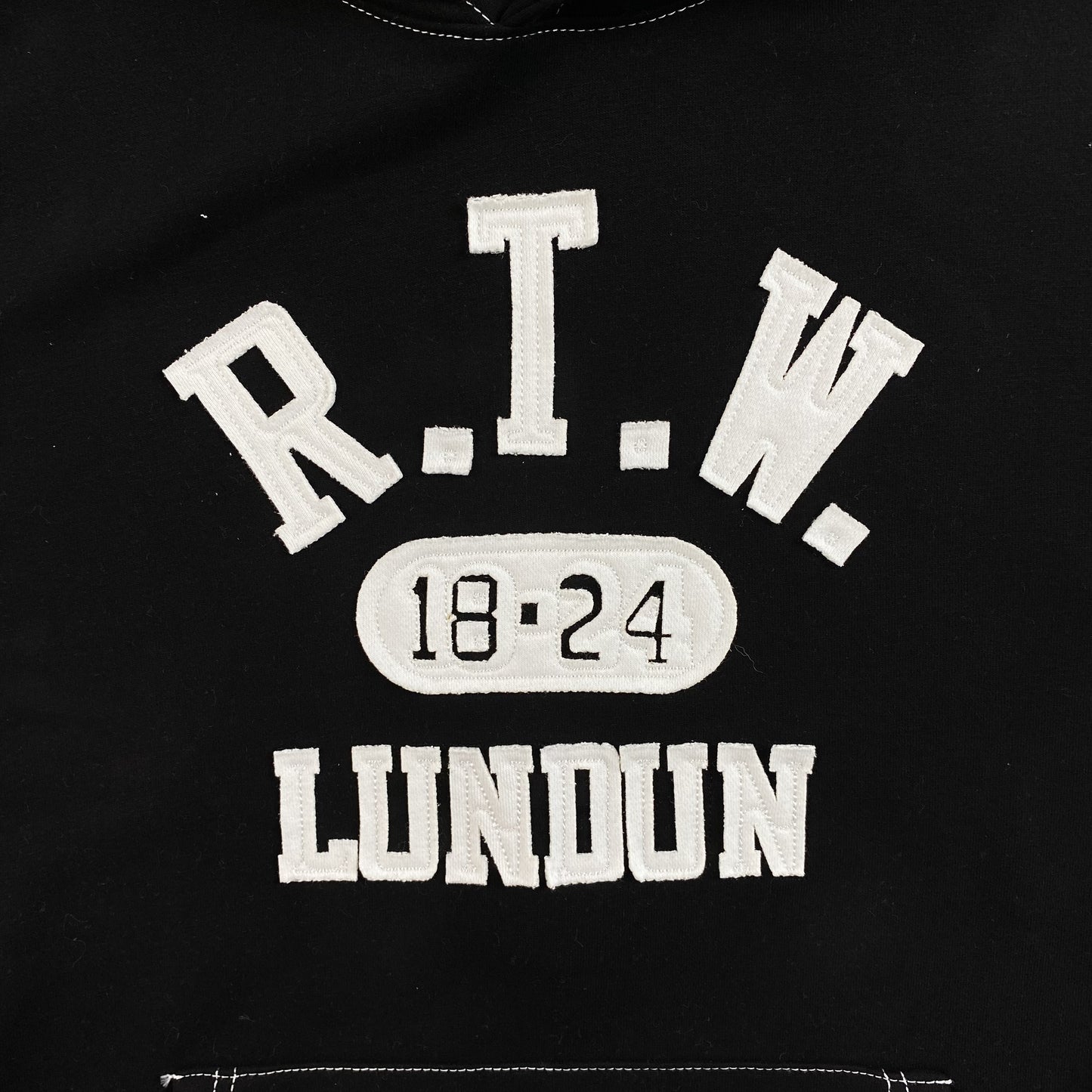 Buzo Corteiz RTW College Hoodie Negro