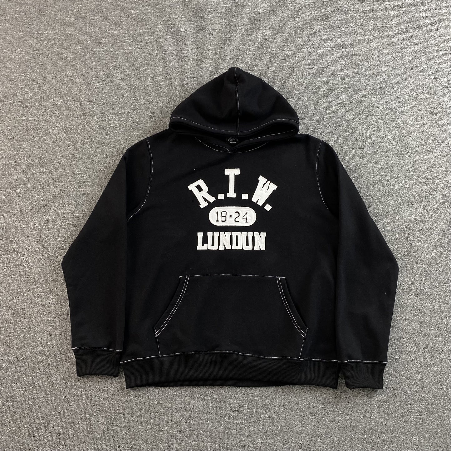 Buzo Corteiz RTW College Hoodie Negro