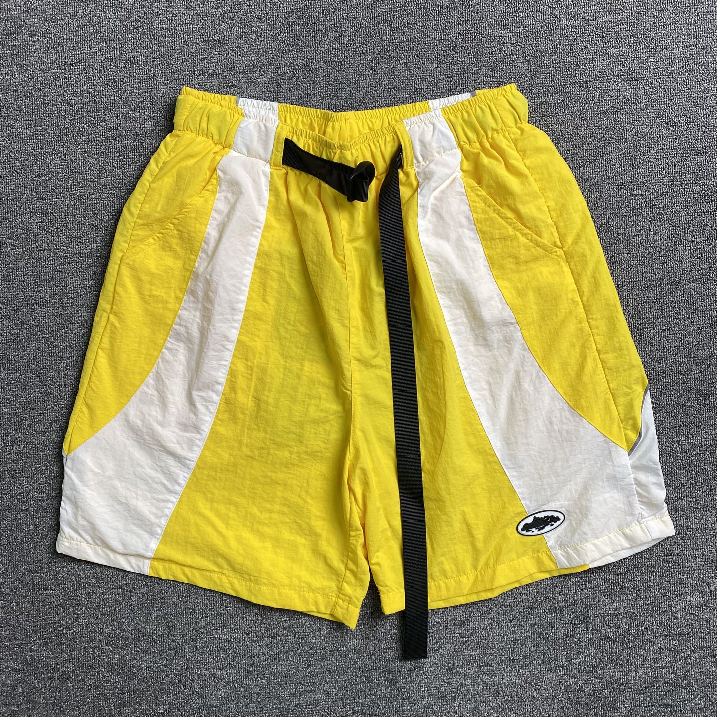 corteiz-spring-shorts-yellow-Drip Store Argentina