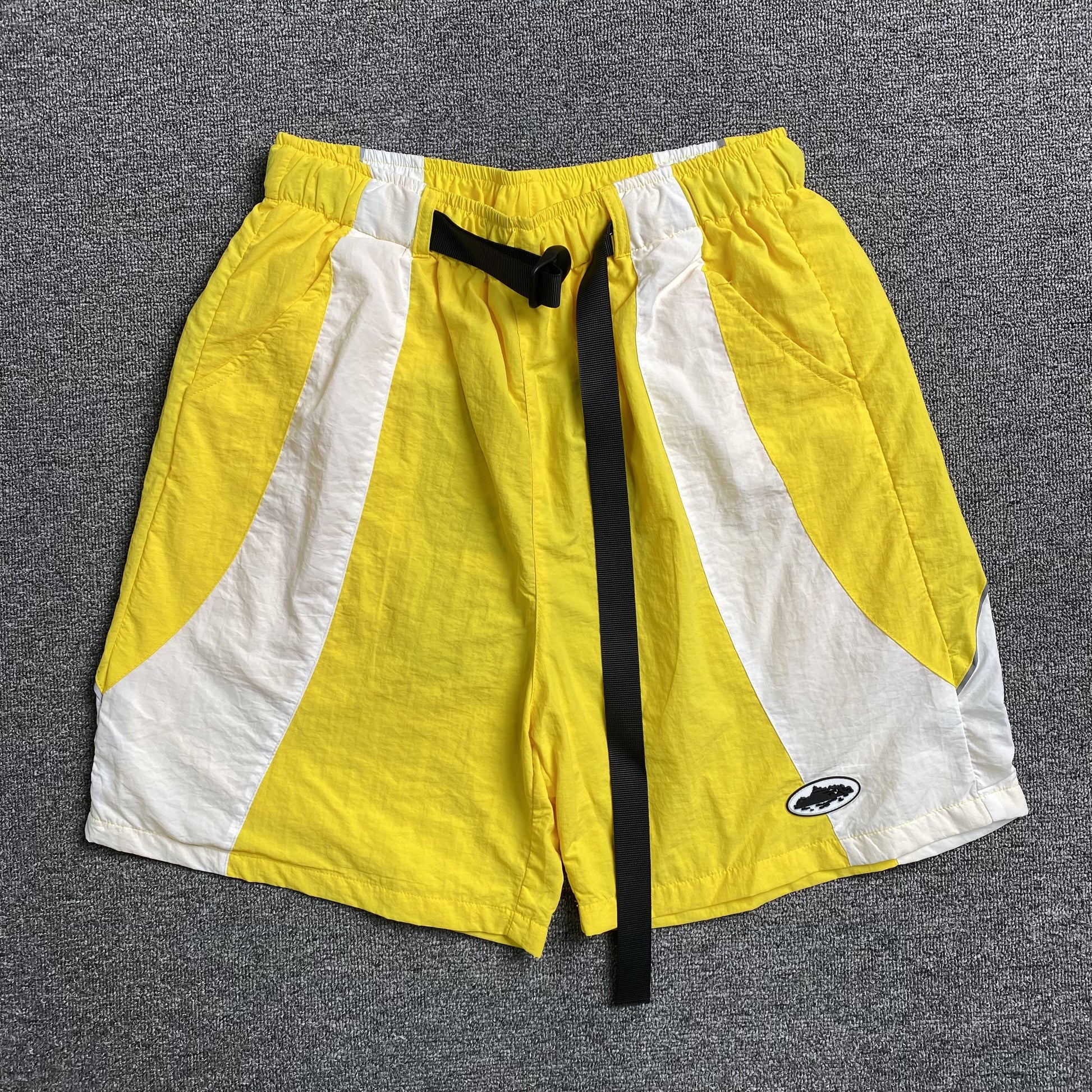corteiz-spring-shorts-yellow-Drip Store Argentina