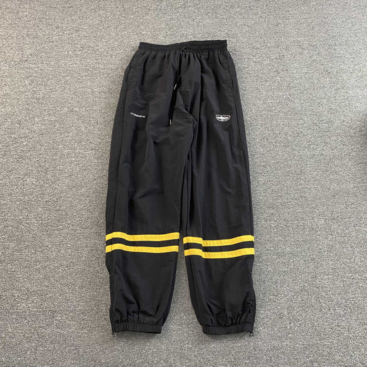 Pantalon Corteiz Sriped Litework Negro