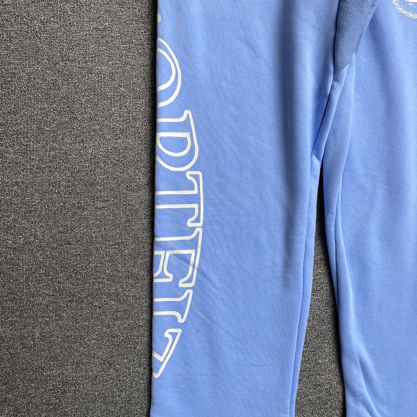 Pantalon Corteiz Superior Royale Open Hem Celeste