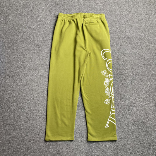 Pantalon Corteiz Superior Royale Open Hem Verde