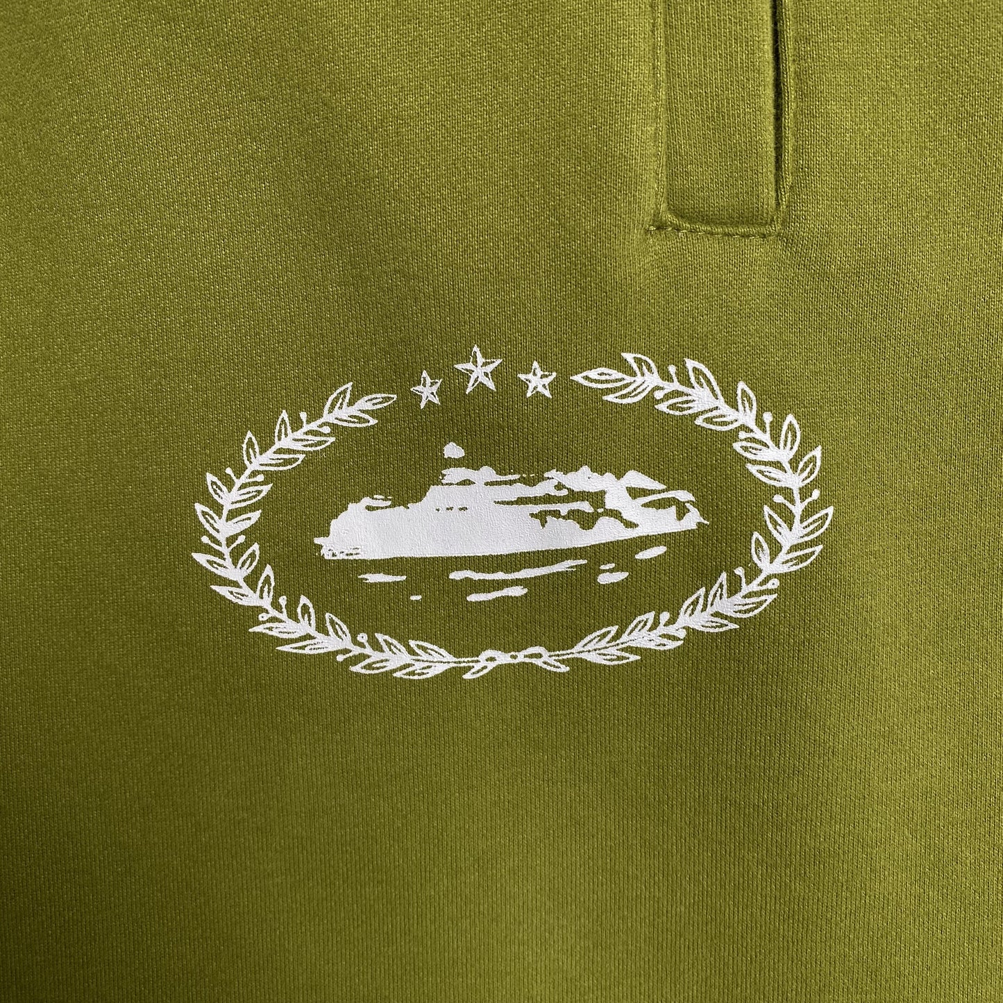 Pantalon Corteiz Superior Royale Open Hem Verde