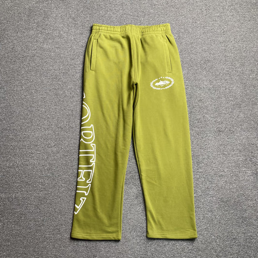 Pantalon Corteiz Superior Royale Open Hem Verde
