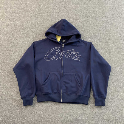 Campera Corteiz Thick Stitch ALLStarz Navy
