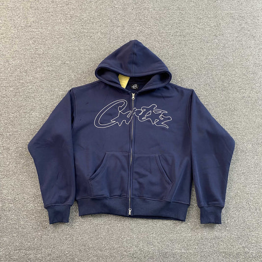 Campera Corteiz Thick Stitch ALLStarz Navy