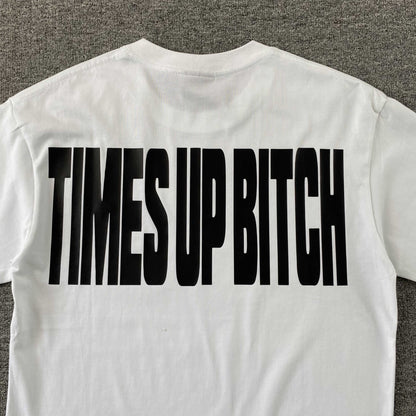 Remera Corteiz Timebomb Blanca
