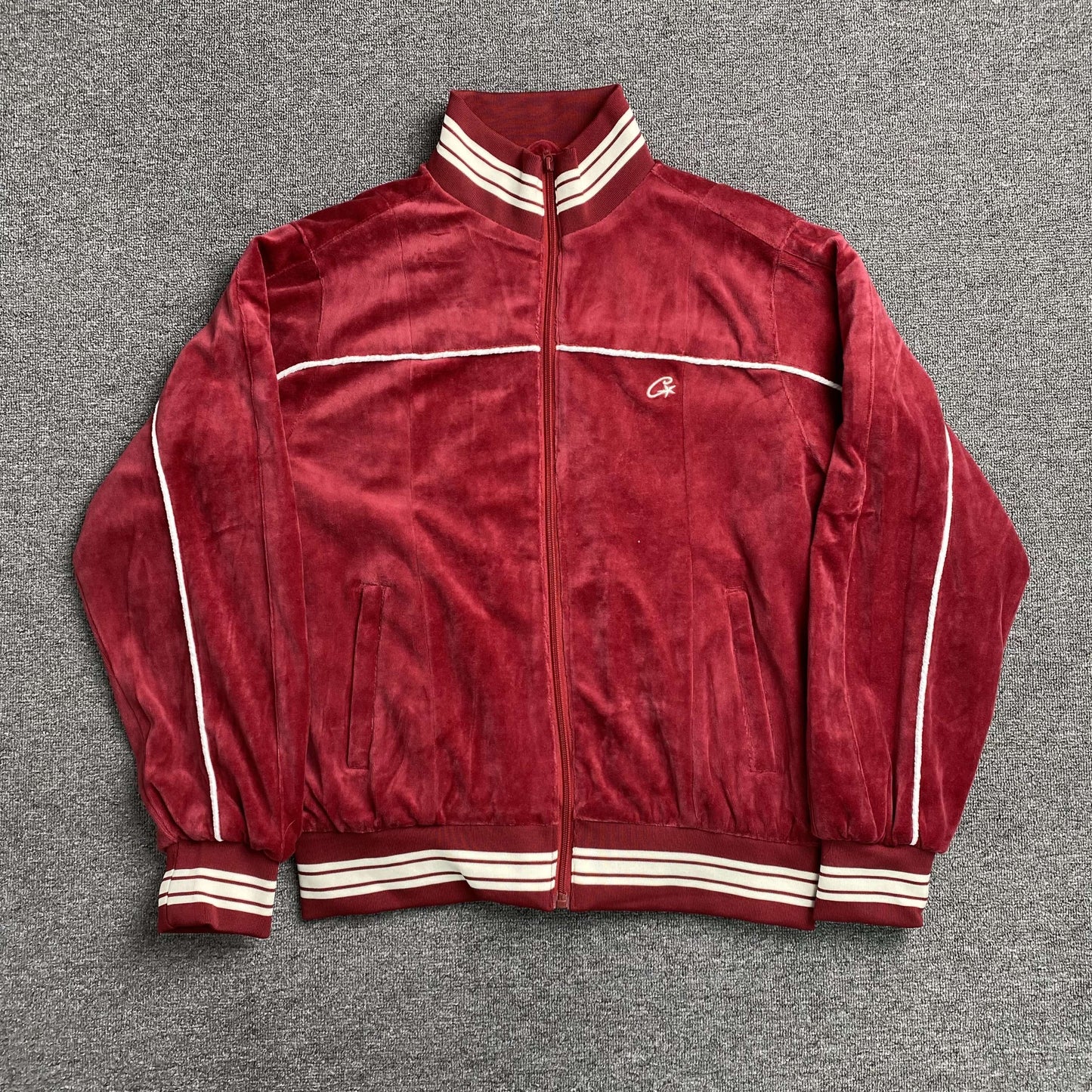 Campera Corteiz VVS Uptown Bordó