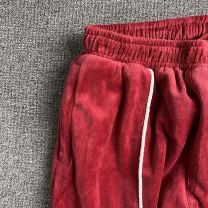 Pantalon Corteiz VVS Uptown Pant Bordó