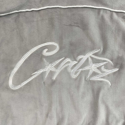 Campera Corteiz VVS Velour Gris