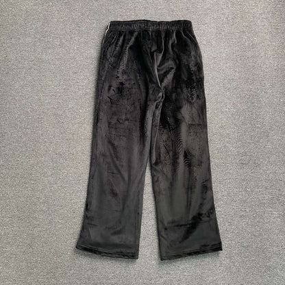 Pantalon Corteiz VVS Velour Negro