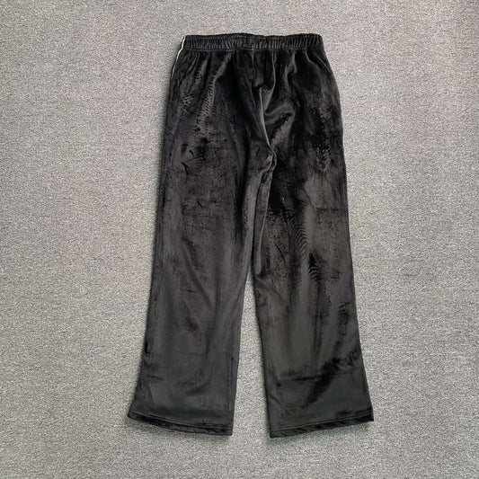 Pantalon Corteiz VVS Velour Negro