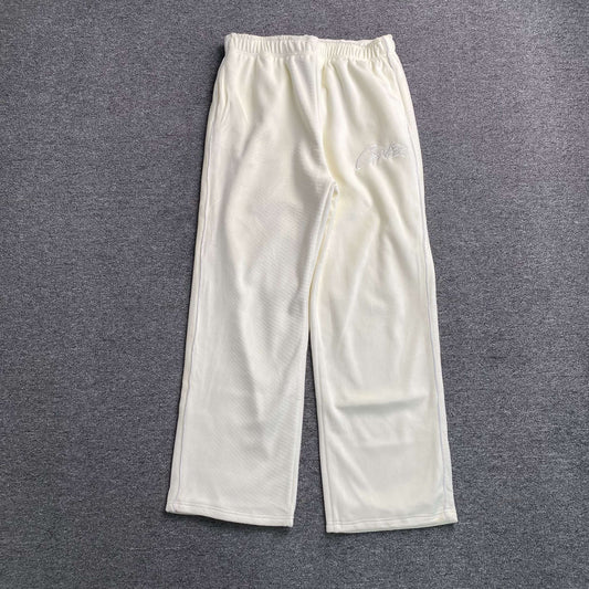 Pantalon Corteiz VVS Velour Crema