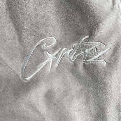 Pantalon Corteiz VVS Velour Gris