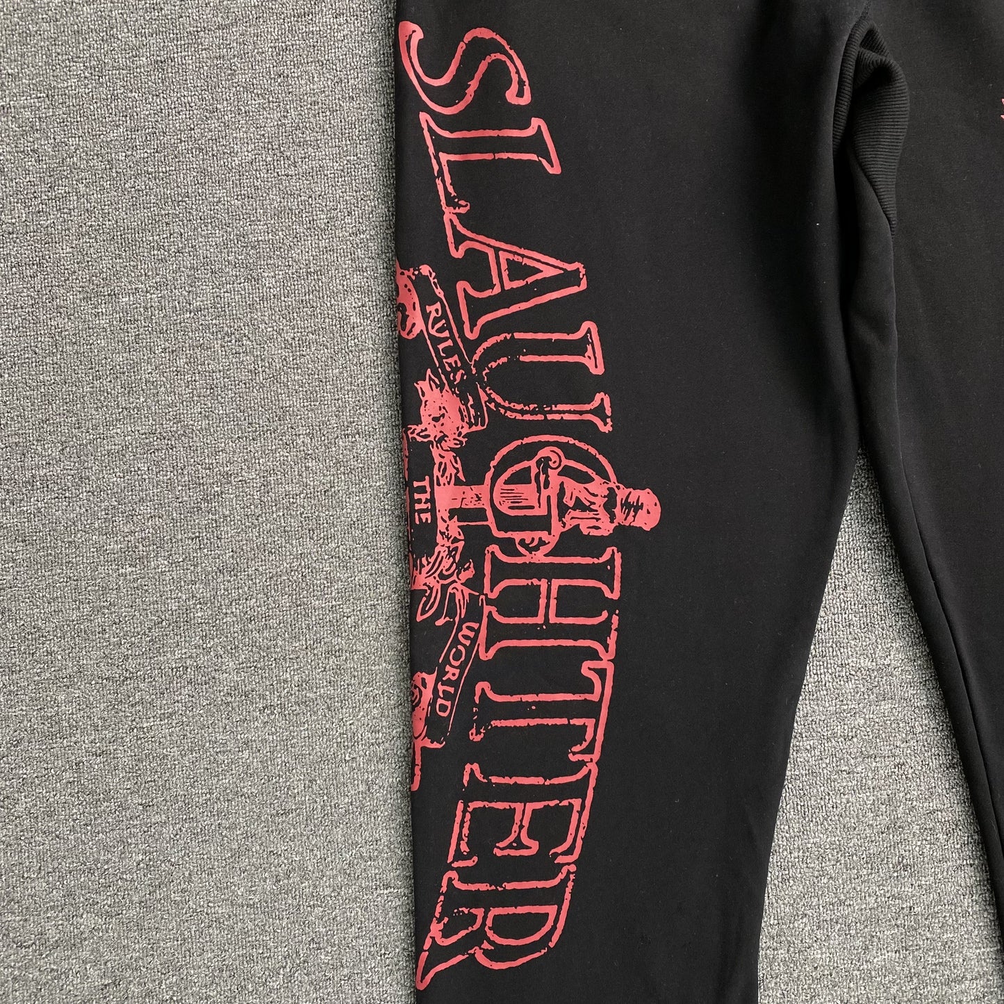 Pantalon Corteiz x Slaughter Gang 21 Savage Negro
