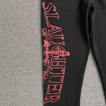 Pantalon Corteiz x Slaughter Gang 21 Savage Negro