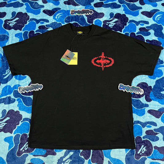 Remera Corteiz x Slaughter Gang 21 Savage Negra