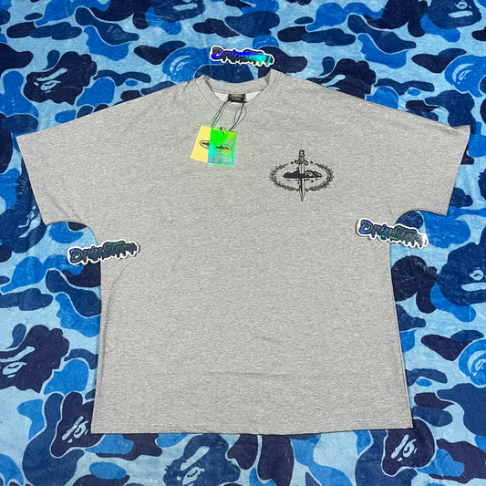 Remera Corteiz x Slaughter Gang 21 Savage Gris