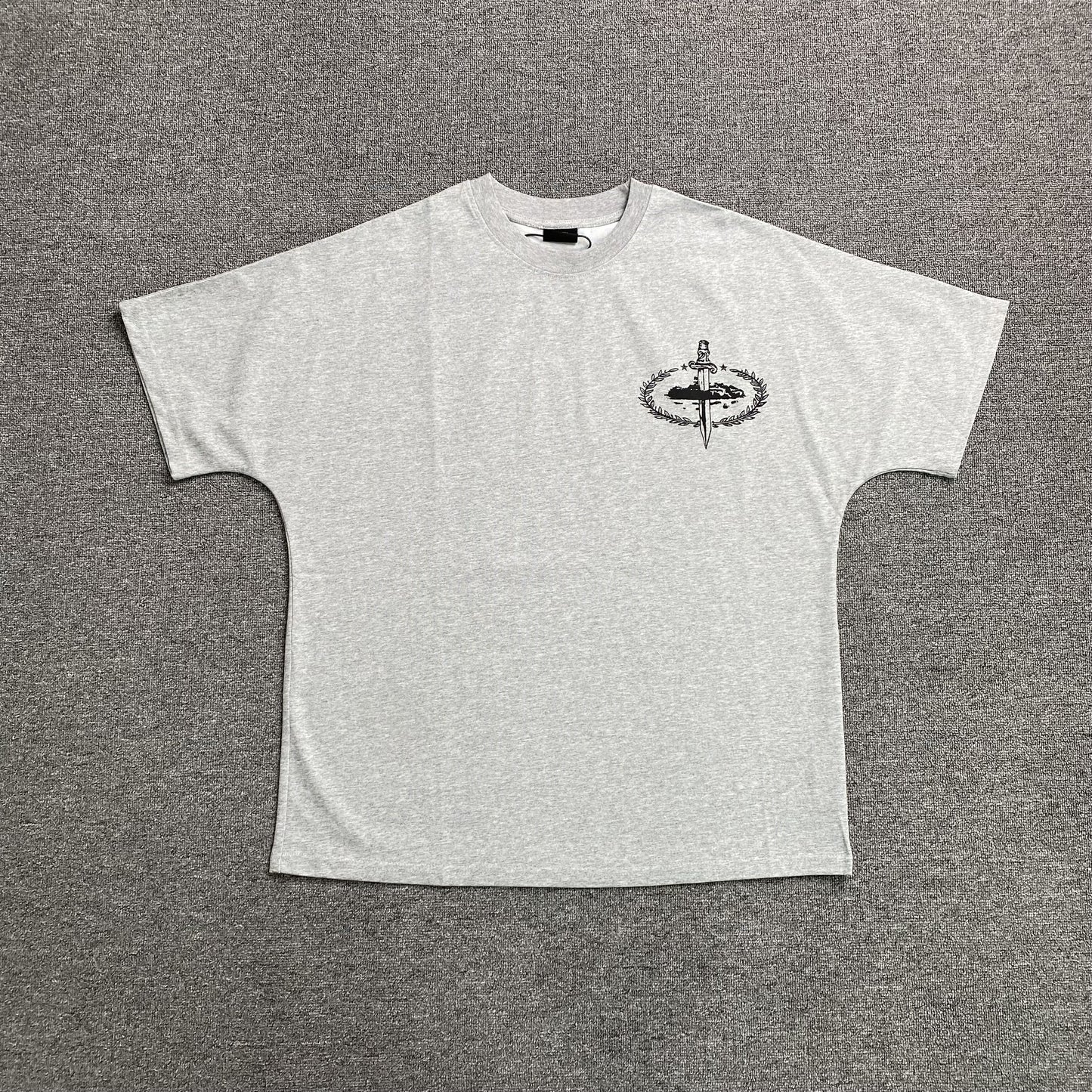 Remera Corteiz x Slaughter Gang 21 Savage Gris