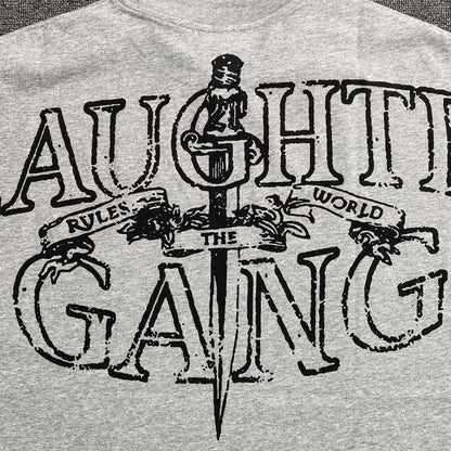 Remera Corteiz x Slaughter Gang 21 Savage Gris