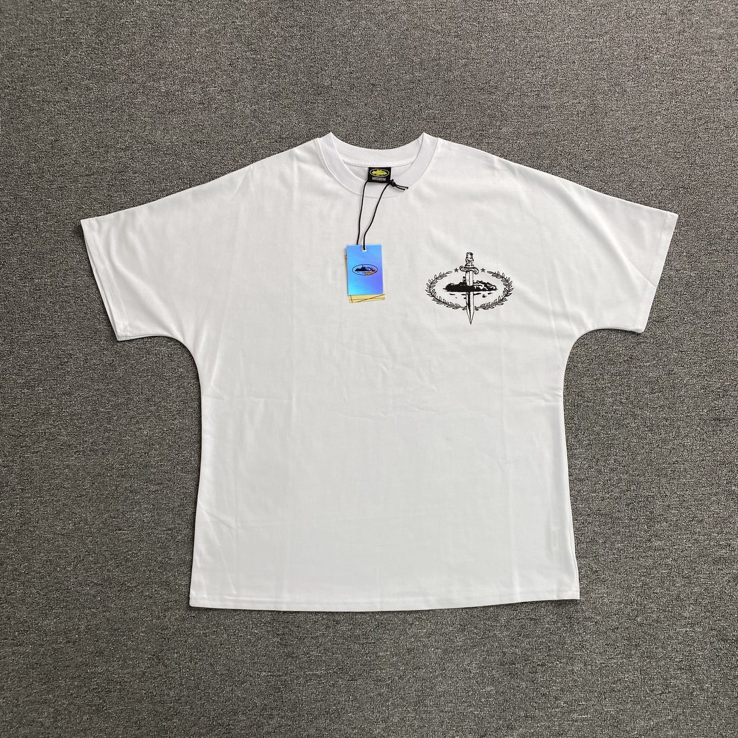 Remera Corteiz x Slaughter Gang 21 Savage Blanca