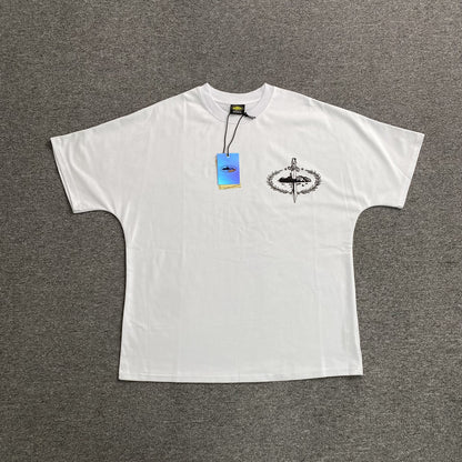 Remera Corteiz x Slaughter Gang 21 Savage Blanca