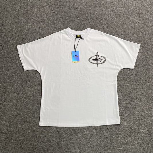 Remera Corteiz x Slaughter Gang 21 Savage Blanca